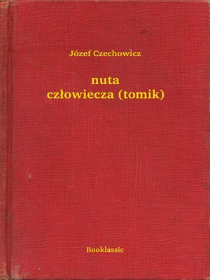 cover image of nuta człowiecza (tomik)